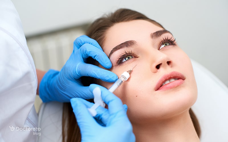 The best doctor for injecting gel under the eyes in Moghaddis Ardabili; The best way to remove dimples and darkness, Dr. Vida Shakiba - Dr. Vida Shakiba Beauty Clinic Zafaranieh and Sadeghieh, Tehran