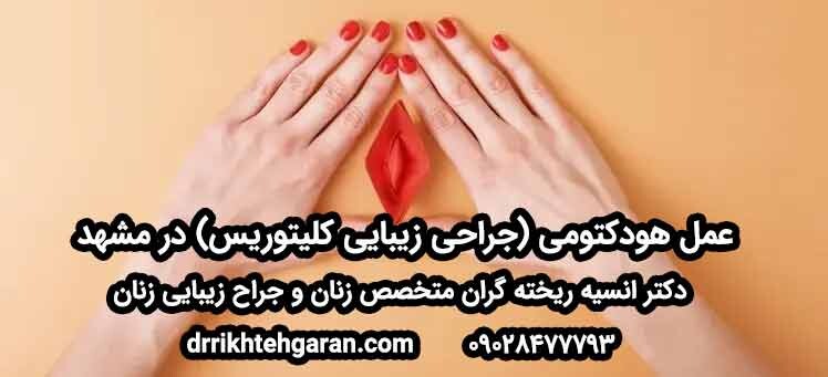 هدکتومی (جراحی زیبایی کلیتوریس) در مشهد; راهنمای جامع نوشته دکتر انیسه رزگران