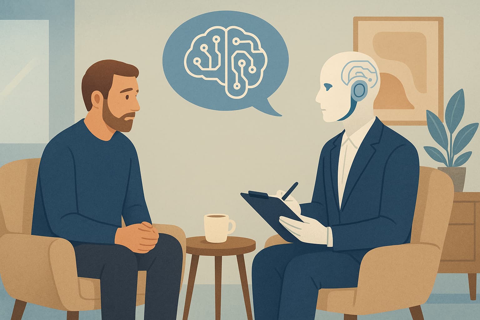 روبوتات الدردشة بالذكاء الاصطناعي والصحة العقلية: 10 مشكلات خطيرة - موقع همدارهي للاستشارات الزواجية والاستشارات العائلية المتخصصة