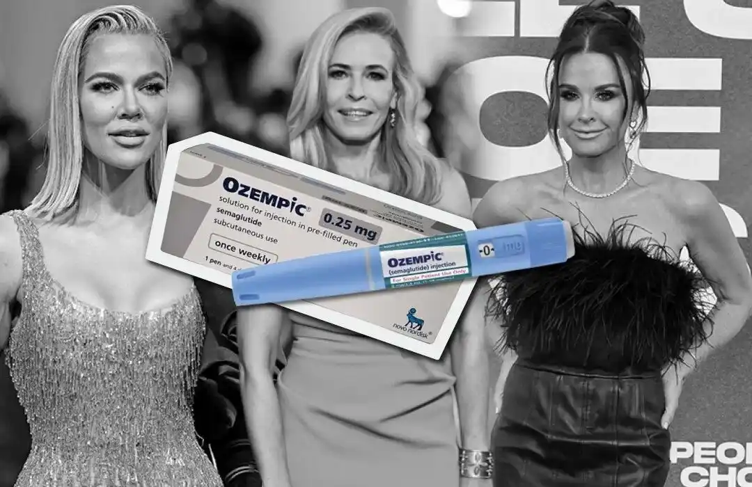 The secret of celebrities losing weight with Ozempic and Manjaro slimming ampoules Before and after photo
