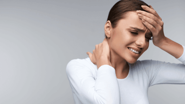 آلام الرقبة والصداع رابطة القرص العنقي مع الصداع