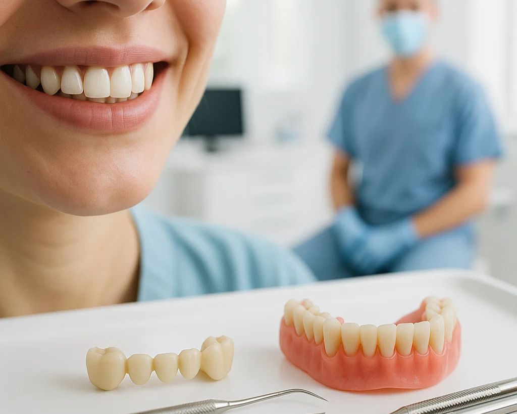 سعر زراعة الأسنان بدون زراعة عام 1404 معرفة أسعار الجسور والأطراف الاصطناعية