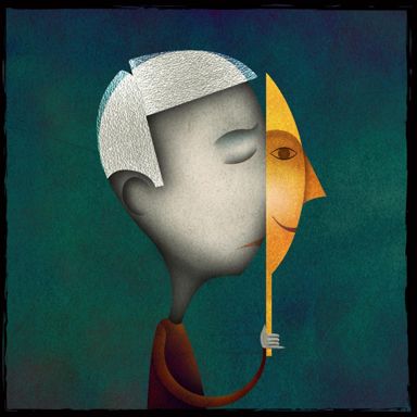 What is latent depression and how is it treated?