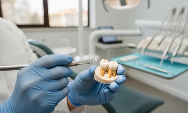 The difference between temporary and permanent tooth filling and the use of each Simin Barangi