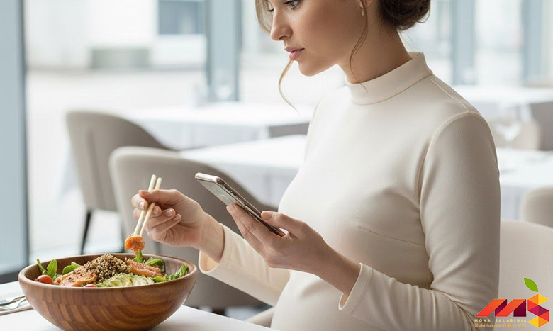 Digital diet for pregnant women