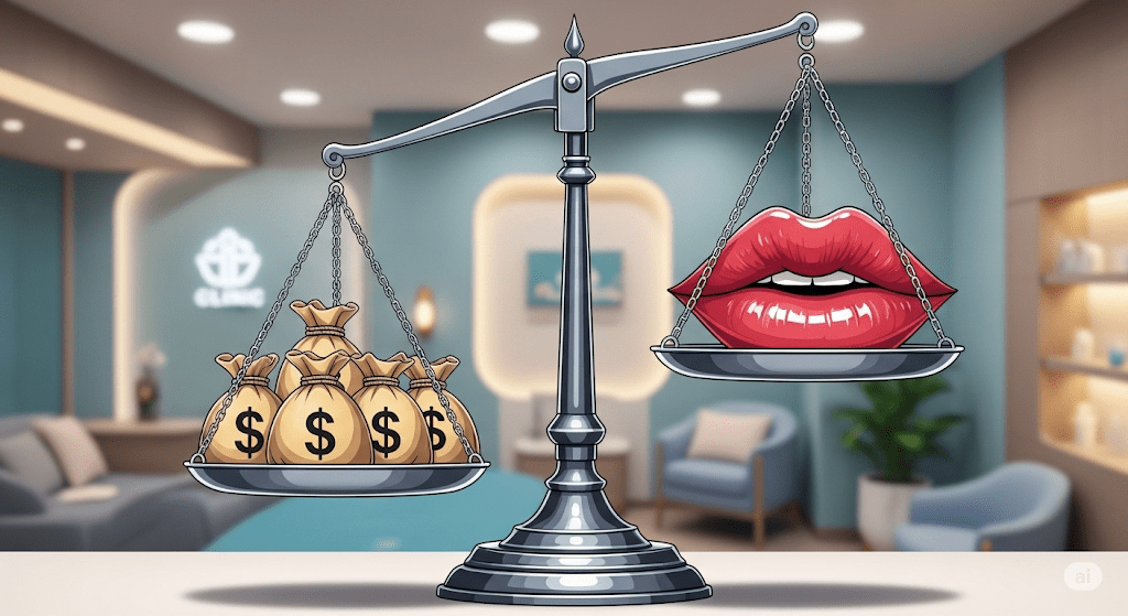 Lip filler cost guide and smart choice in Tehran - Dr. Samane Fatuhi's office