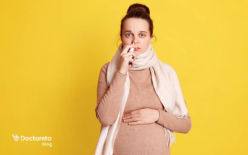 ما هو سبب وعلاج احتقان الأنف عند الحامل؟