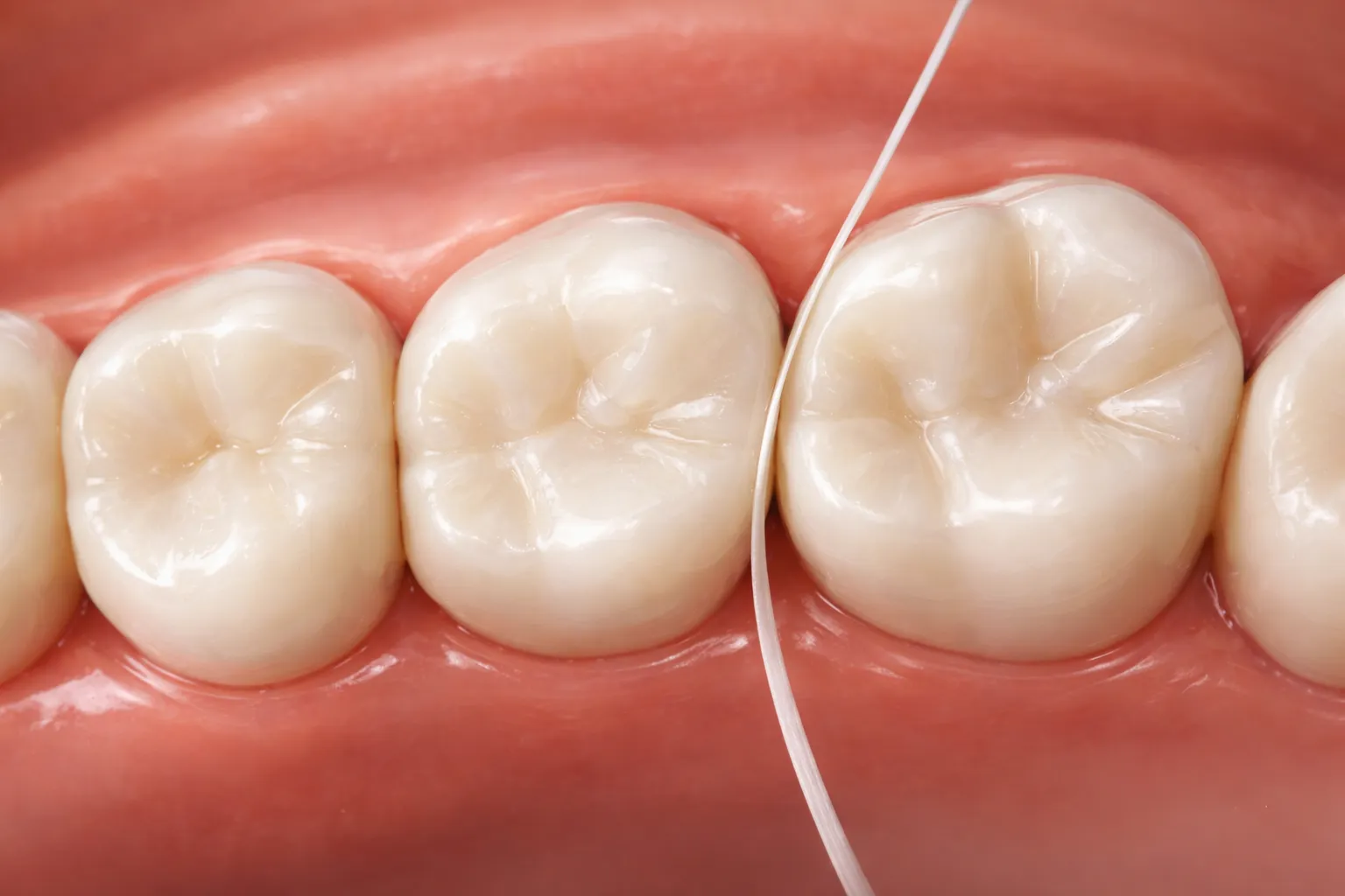 غذا بین دندان ها گیر کرده است