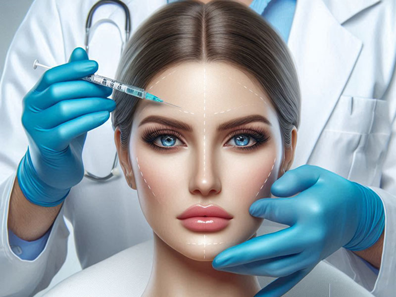 Botox rabbit lines on the nose