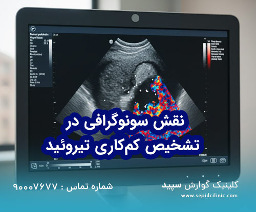نقش سونوگرافی در تشخیص کم کاری تیروئید