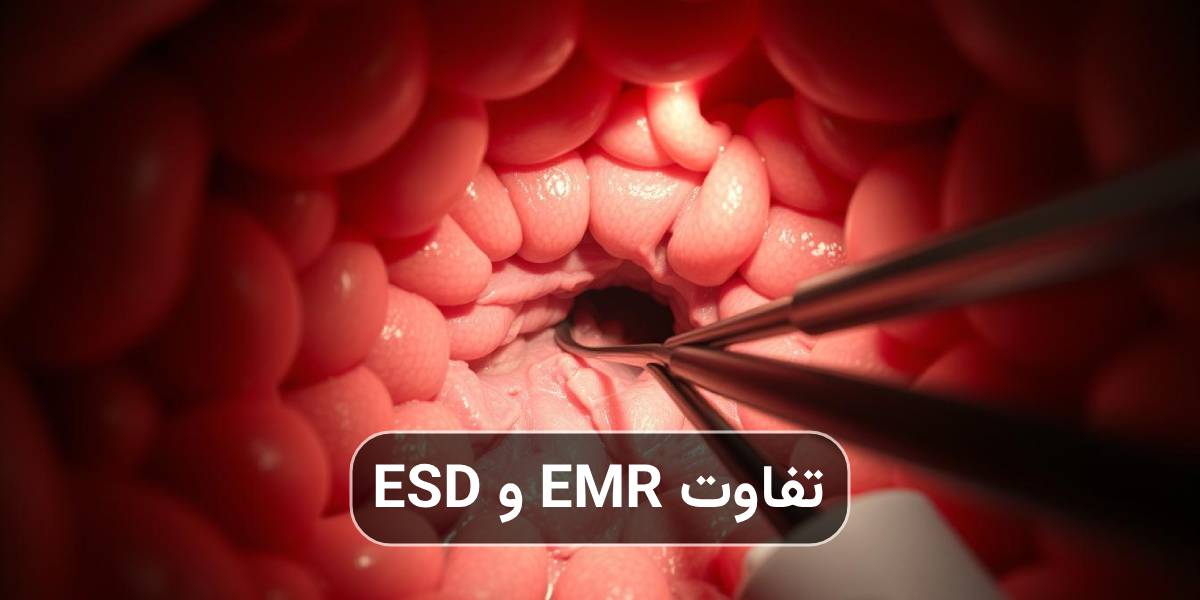 الفرق بين EMR وESD في علاج الآفات المعوية - عيادة أمراض الأمعاء الالتهابية