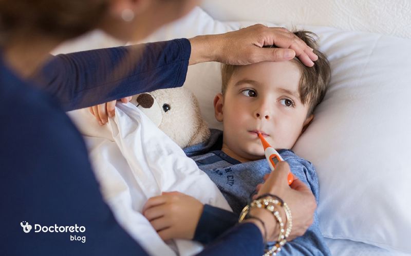 علت تب در کودکان بدون علائم سرماخوردگی چیست؟